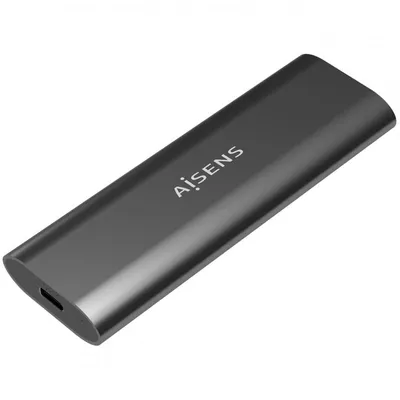 Aisens ASM2-015GR Externes Gehäuse für M.2 SATA/NVMe USB-C SSD-Laufwerk