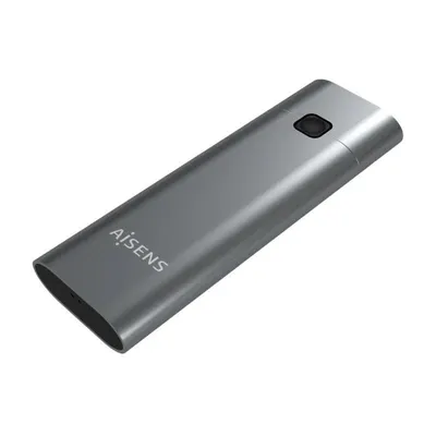 Aisens M.2 NVMe SSD Gehäuse USB 3.1 Gen2 Grau