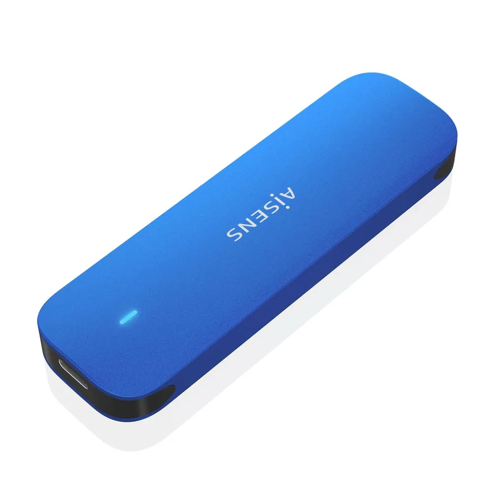 Gehäuse AISENS ASM2-026BLU M.2 NVMe USB 3.2 Gen2 10Gbps Blau Aluminium