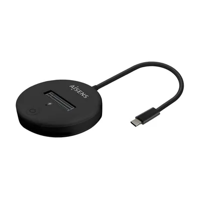 Aisens ASUC-M2D013-BK USB-C auf M.2 (NGFF) SATA/NVMe Dock Schwarz