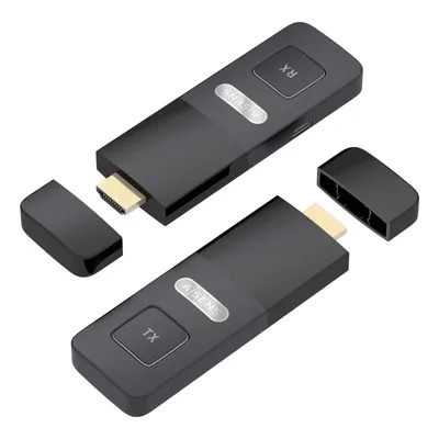 Aisens ASWL-H2K30M001-BK Kabelloser HDMI-Transmitter für 1080P 30m kabellose HDMI-Signalübertragung, Schwarz