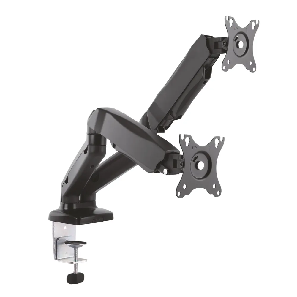 Aisens DT27TSR-045 Dual-Monitor-Tischhalterung für 13 bis 27 Zoll, VESA 100 x 100, max. 6,5 kg