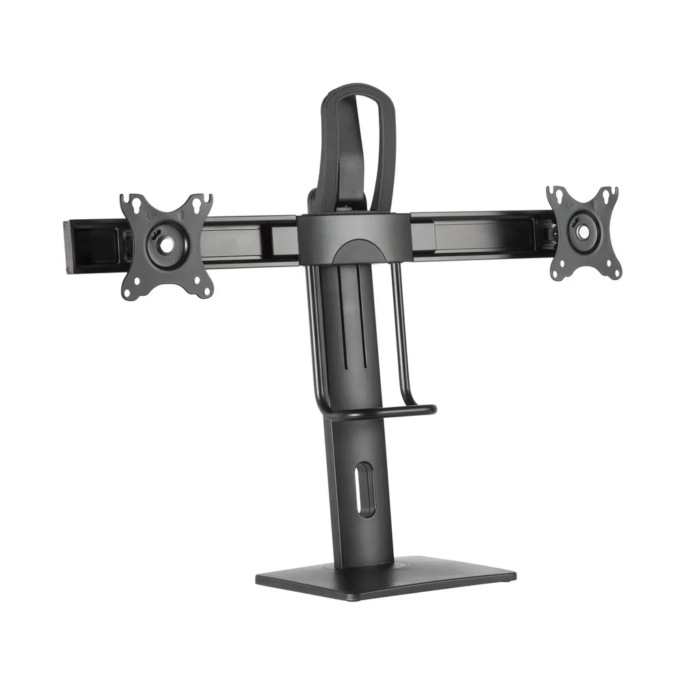 Aisens DT27TSR-065 Doppelarm-Tischhalterung für 17–27-Zoll-Monitor, VESA 100 x 100, max. 6 kg