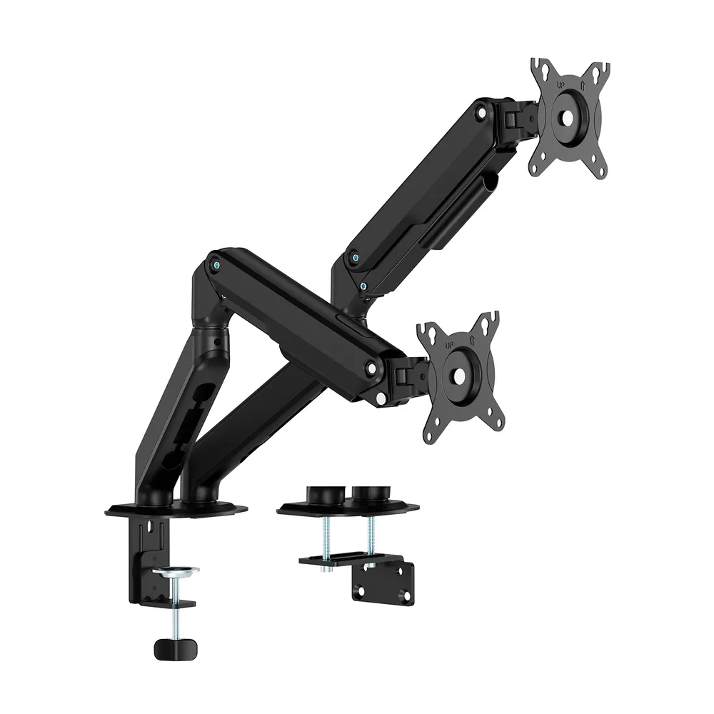 Aisens DT32TSR-451 Monitorhalterung Tisch 2 Arme 17 bis 32" VESA 75x75 bis 100x100 Max 18Kg