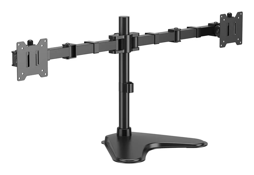 Aisens DT35TSR-361 Tischständer für 2 Monitore/TV 17-35″ VESA 100x100mm 40kg Stahl