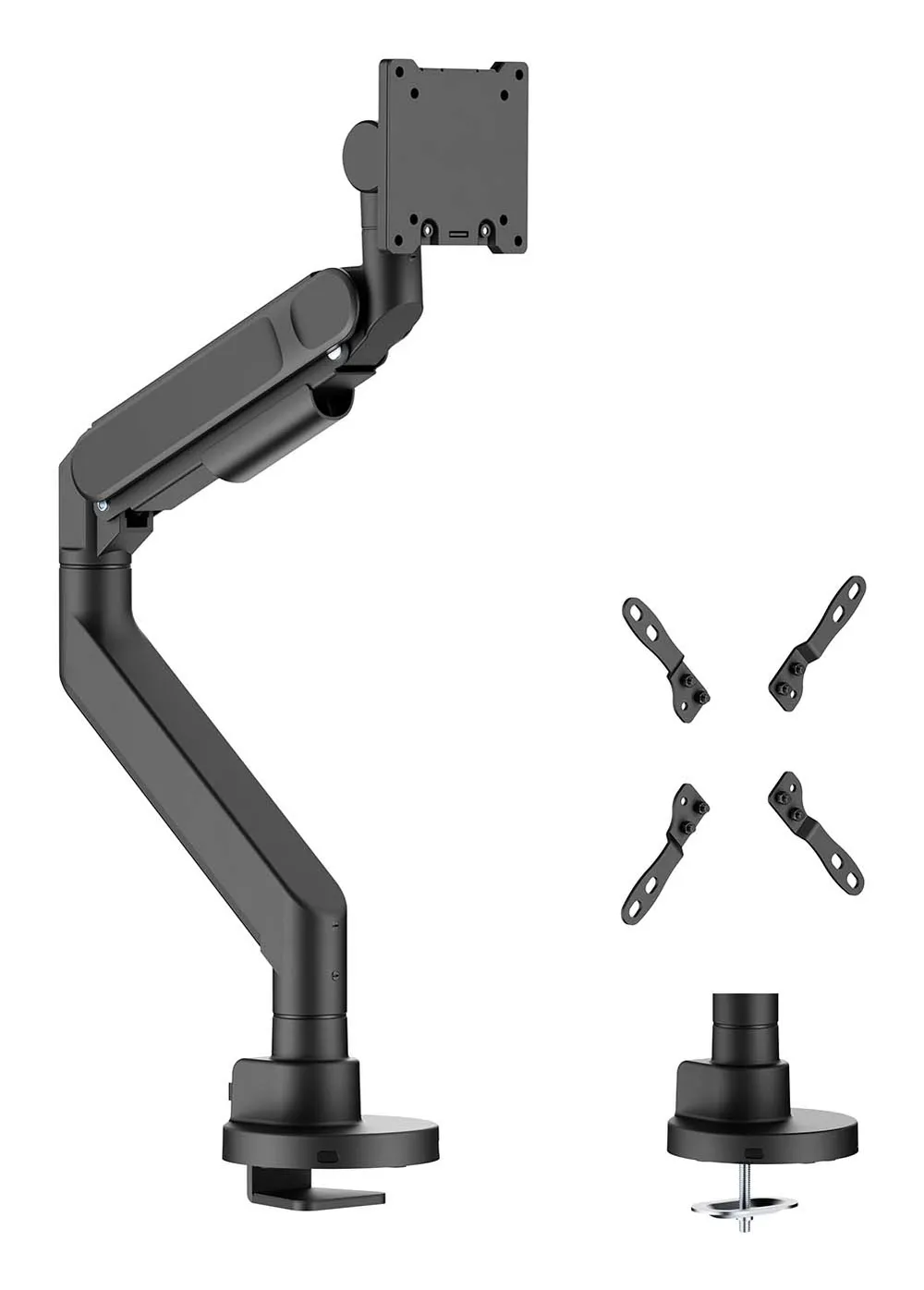 Aisens DT57TSR-307 Tischständer mit Gasfeder, schwenkbar/neigbar bis 57 Zoll und 27 kg