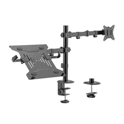 Aisens DTL32TSR-193 Tischständer für Laptop/Monitor/TV bis 9 kg von 17–32, Schwarz