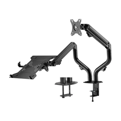 Asiens DTL32TSR-195 Laptop- und Monitor-/TV-Tischständer, bis 8 kg, von 17-32, Schwarz