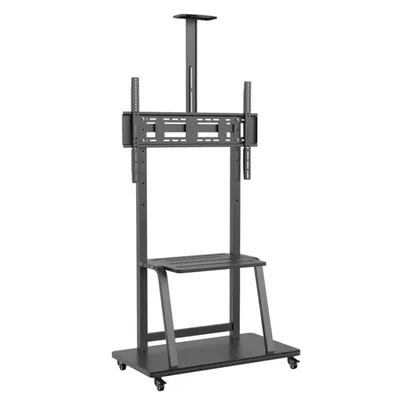 Aisens Eco-Bodenständer, DVD-/Kamera-Ablage für Monitor/TV, 37–100 Zoll, VESA 800 x 600, max. 150 kg