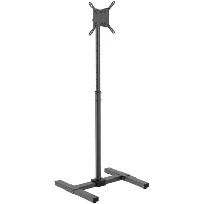 AISENS Neigbarer und ausziehbarer Bodenständer für TV 20 kg von 13–42, Schwarz