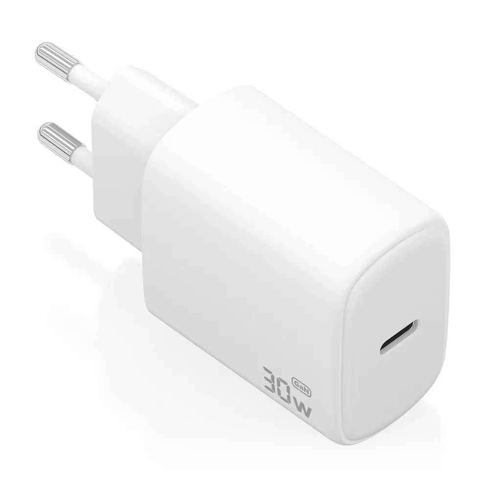 Ladegerät Aisens A110-0975 GaN 30W USB-C PD3.0 Schnellladung Weiß