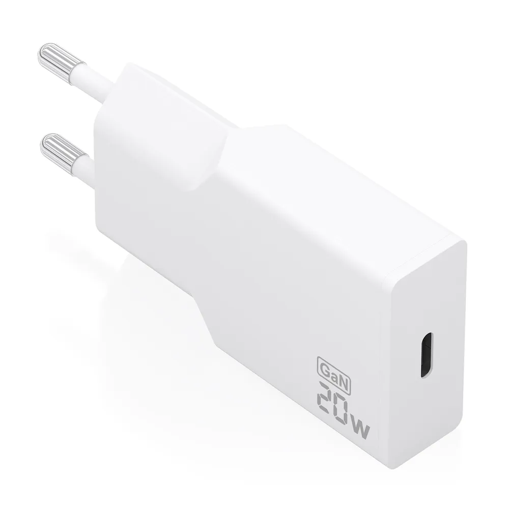 Ladegerät Aisens Ultra Slim GaN 20W USB-C PD3.0 Weiß