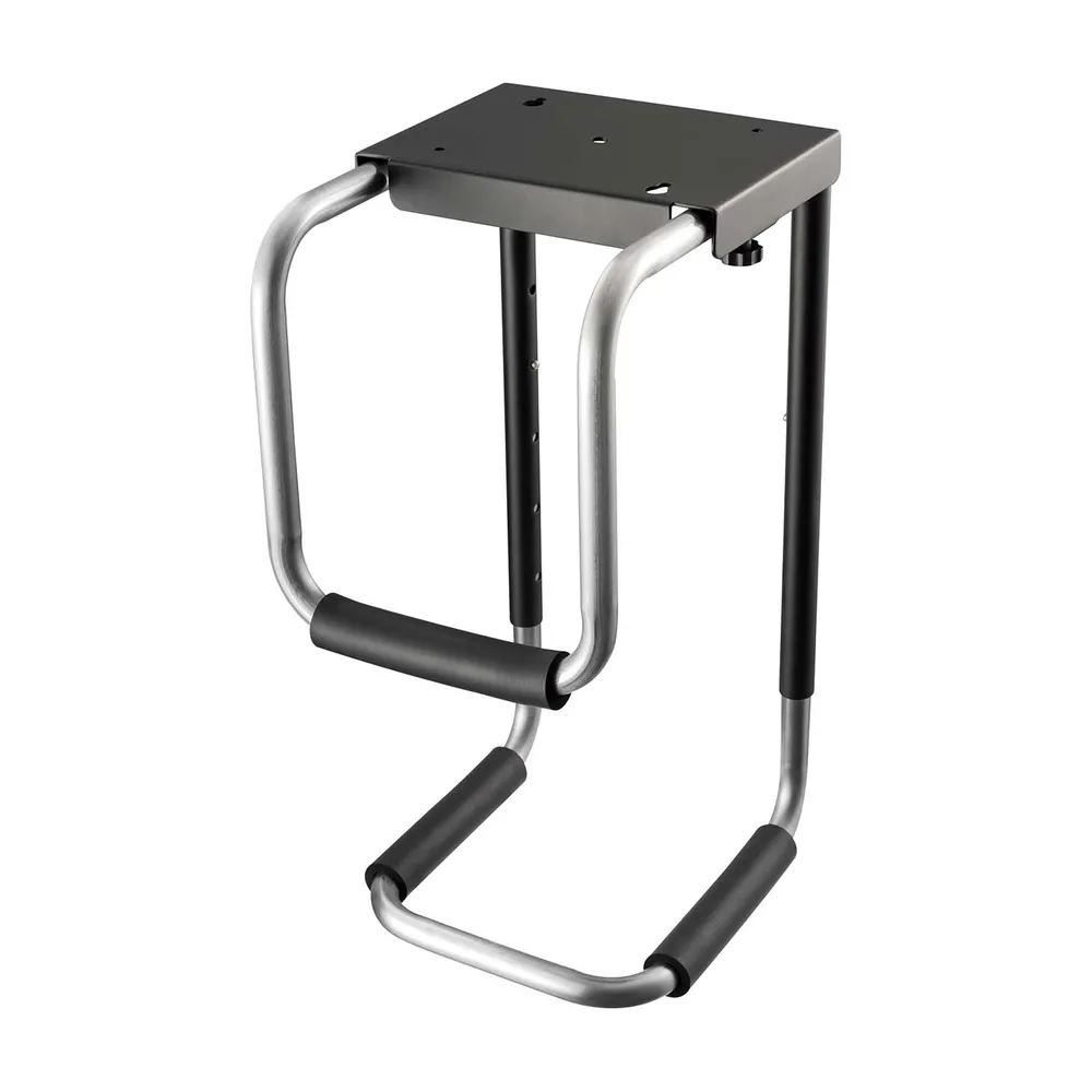 AISENS MPC08-337 Silber-Schwarz Verstellbarer Untertischständer 30kg für CPU/PC