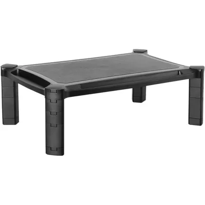AISENS XL Riser Stand für Monitor/Laptop, Schwarz
