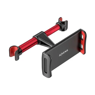 Aisens Autohalterung für Tablet/Smartphone 5-12" Aluminium Schwarz/Rot
