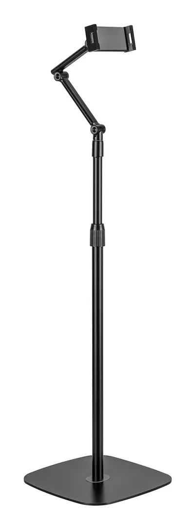 Aisens MSF3P-301 Bodenständer, schwenkbar, neigbar, höhenverstellbar, schwarz