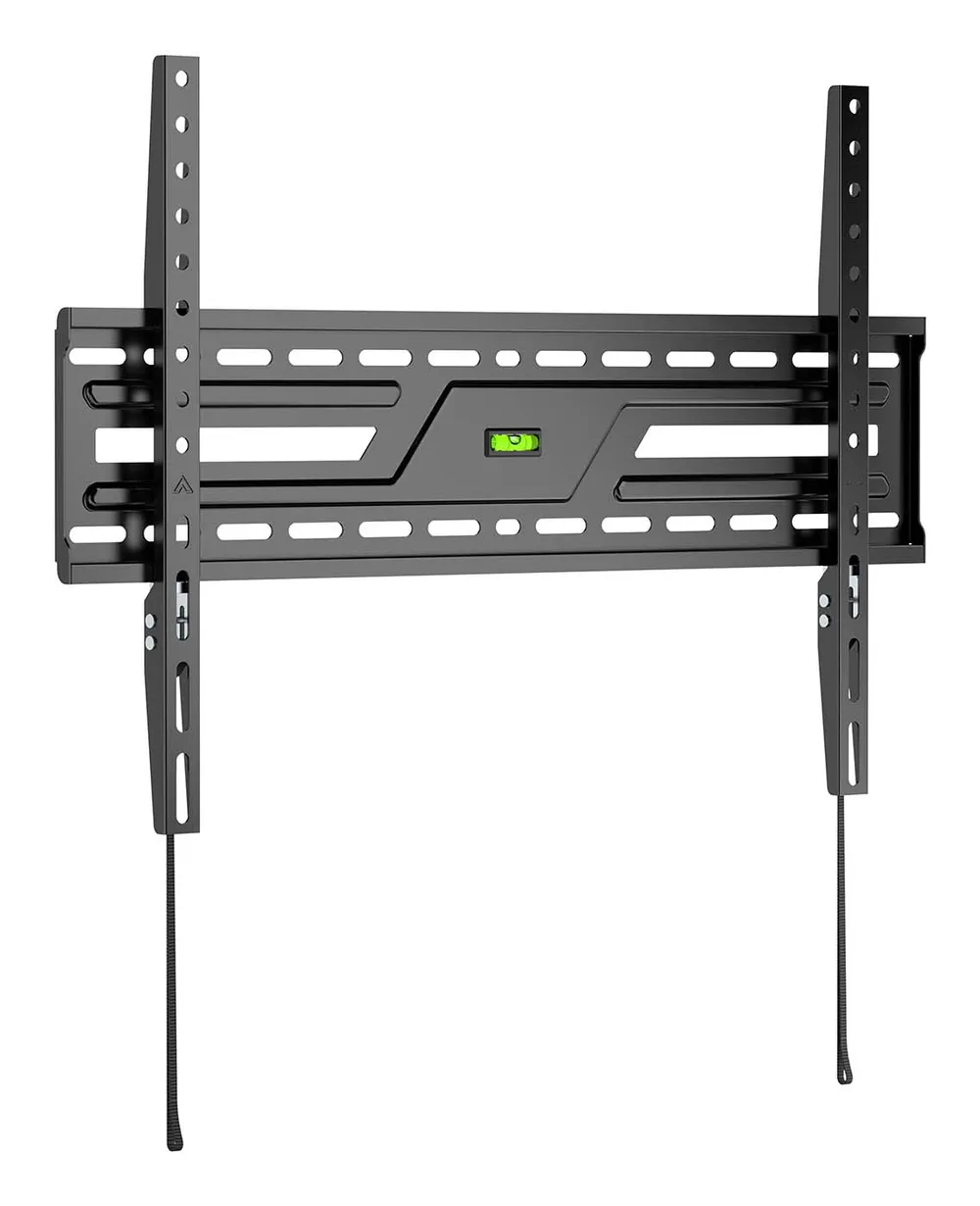 AISENS Ultraflacher, robuster Monitor-/TV-Ständer aus Stahl mit Wasserwaage, 37-86 Zoll, 75 kg