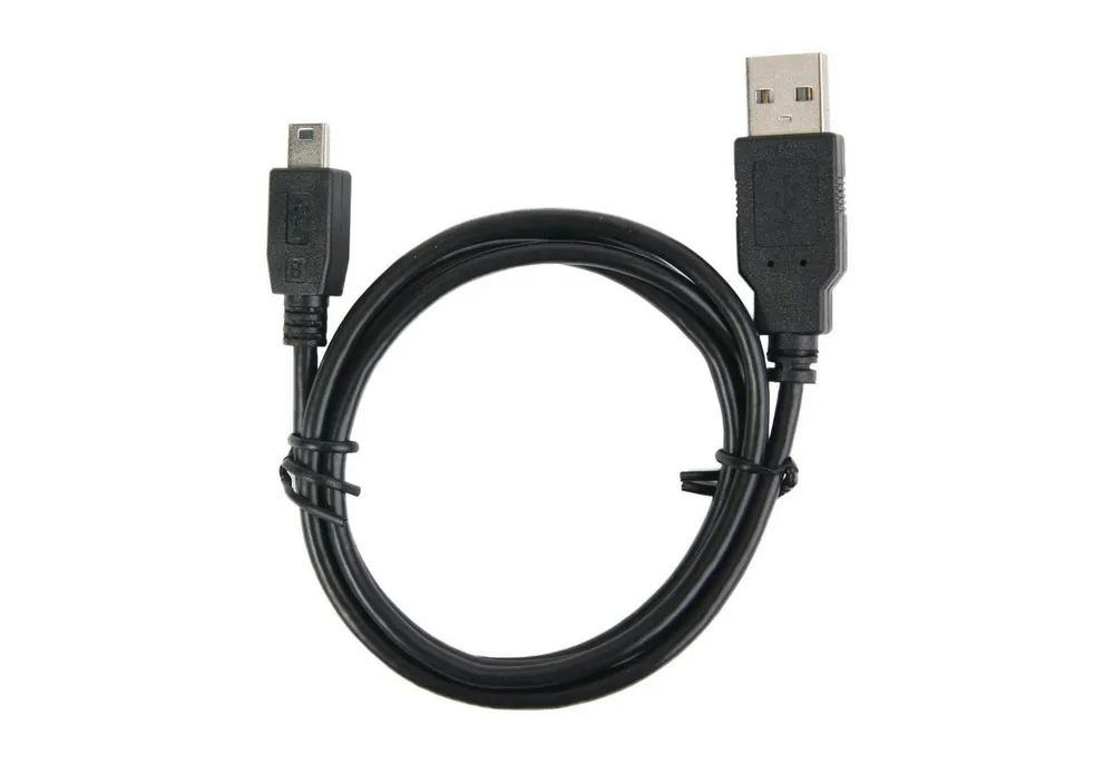 AIV 1m Mini-USB Kabel Daten-Kabel Ladekabel USB-Kabel, USB Typ A, USB Typ Mini-B, USB 2.0 Anschluss-Kabel mit Mini-B-Stecker, für PC, Tablet, Handy etc.