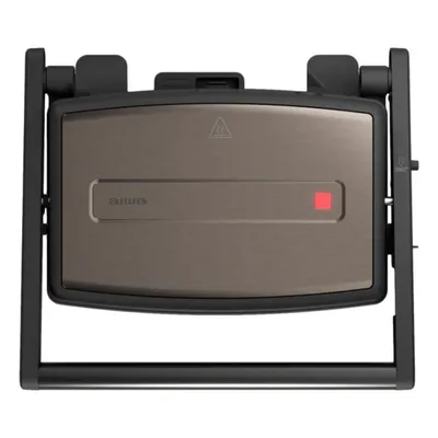 Sandwichmaker Aiwa KAMADO Edelstahl Antihaft 1500 W Schwarz 1 Sandwich
