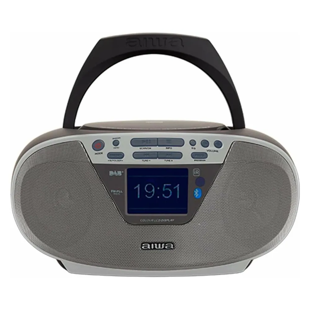 Radiowecker Aiwa Bluetooth 5.0 USB FM Tragbar TFT-Display 2