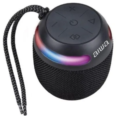 Lautsprecher Aiwa BST-100BK Bluetooth 5W mit RGB-Licht und IP66 Wasserschutz