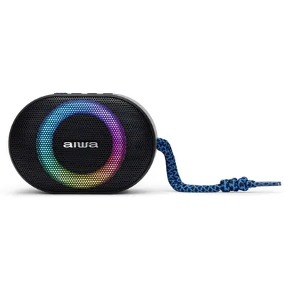 Aiwa BST-330BL Tragbarer Bluetooth-Lautsprecher 10 W Schwarz/Blau