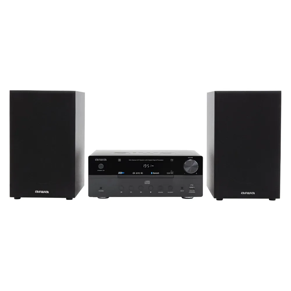 Microanlage Aiwa MSBTU-550 50W RMS Bluetooth 5.0 USB FM LED Weiß