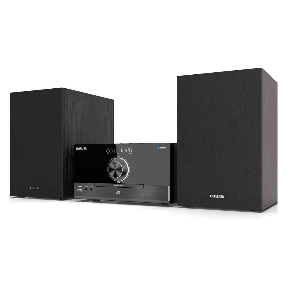 Microanlage AIWA MSBTU-600 50W RMS Bluetooth USB CD-Wechsler FM LED Display