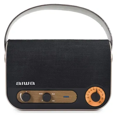 Aiwa Radio Przenośny głośnik i radio w stylu Vintage RBTU-600