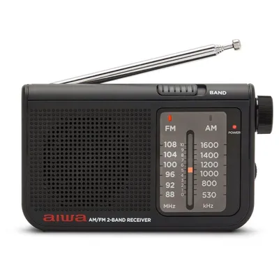 Aiwa RS-55BK Tragbares Analogradio in Schwarz