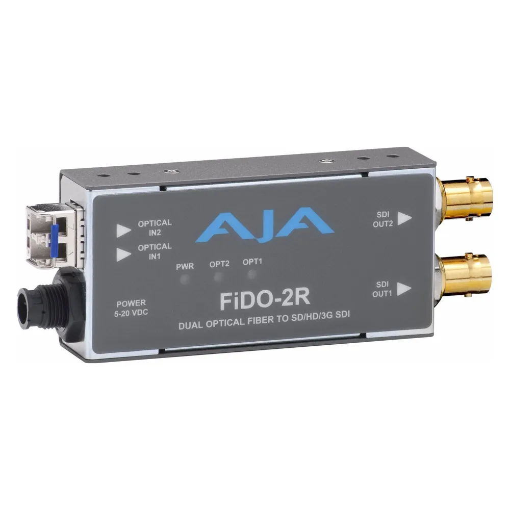 AJA FiDO-2R Dual Channel Fiber to SDI