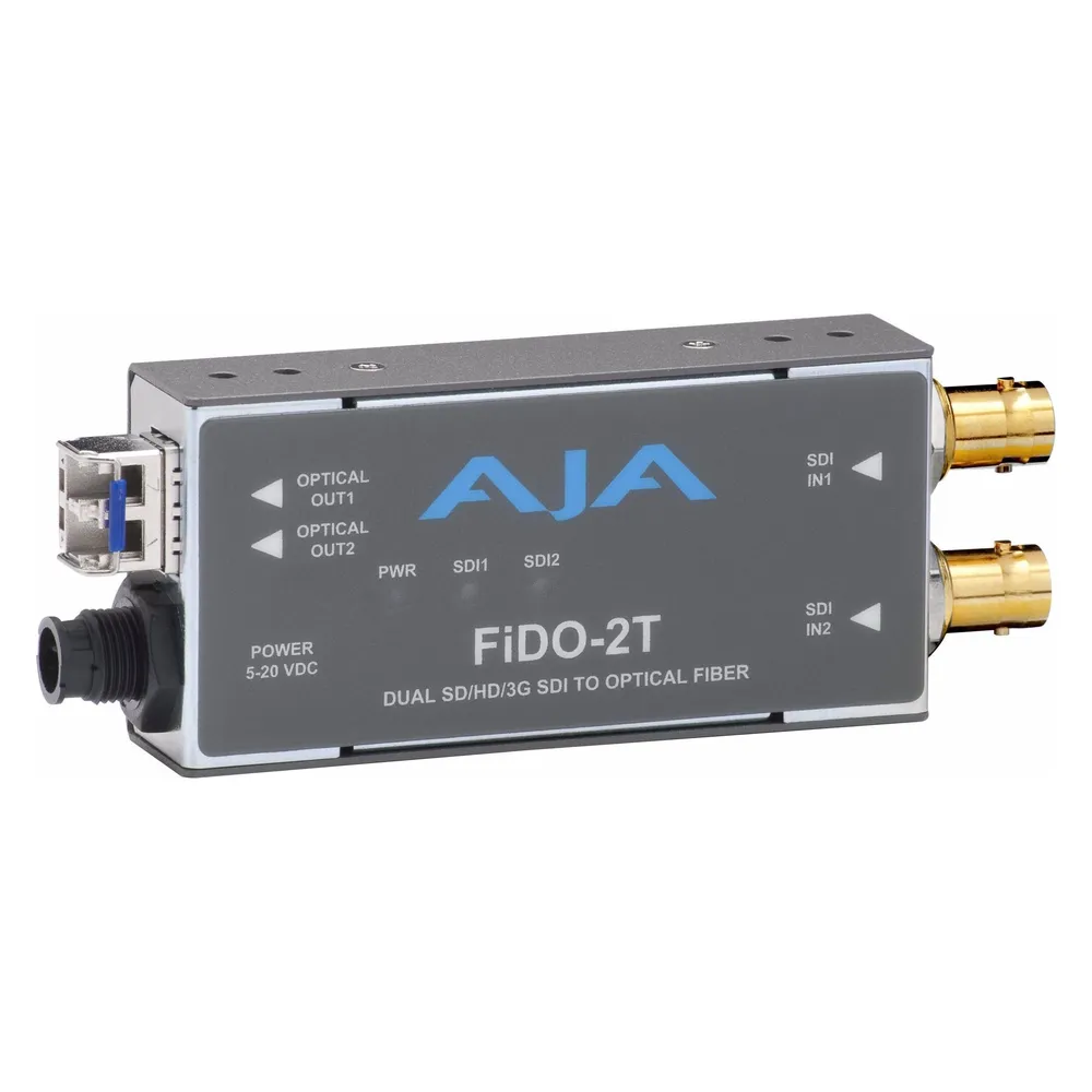 AJA FiDO-2T Dual Channel SDI to Fiber - Video Extender