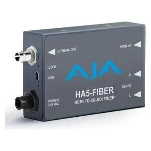 Aktiver Video-Konverter AJA HA5-Fiber HDMI 1920x1080