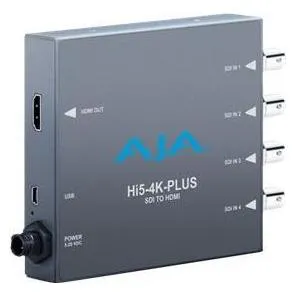 Aktiver Video-Konverter AJA Hi5-4K-Plus BNC nach HDMI 4K