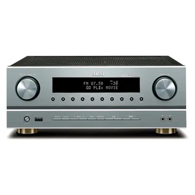 Akai AS005RA-750B AV-Receiver Surround 5.1 Bluetooth 25W RMS 200W Gesamt Silber