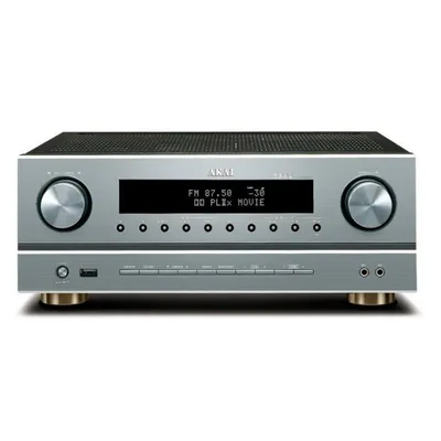 Akai AS005RA-750B AV-Receiver Surround 5.1 Bluetooth 25W RMS 200W Gesamt Silber