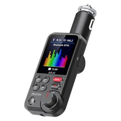 FM-Sender Akai FMT-93BT Bluetooth USB mit Freisprechmikrofon