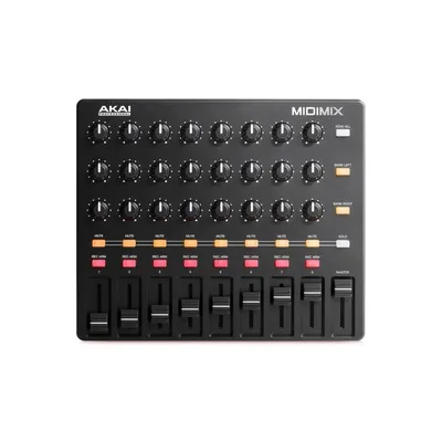 MIDI-Controller Akai MidiMix 3-Kanal USB Schwarz Rot kompakt