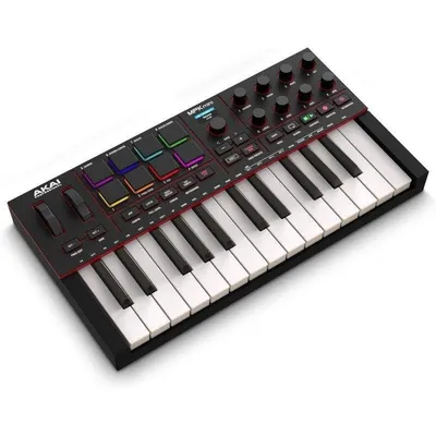 MIDI Controller Akai MPK Mini IV 25 Tasten USB-C RGB Pads 8 Drehregler Pitch/Mod