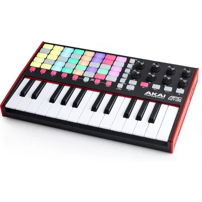 Akai Professional APC Key 25 MK2 USB-MIDI-Controller-Keyboard, 25 Tasten zum Triggern von Clips mit Ableton Live Lite