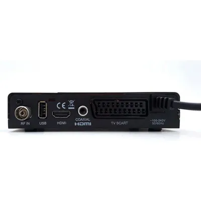 DVB-T2 Receiver Akai HEVC 265-10 Bit HD HDMI USB Scart 1000 Kanäle