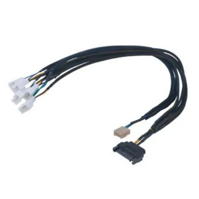 Stromkabel Akasa FLEXA FP5S 0,45 m SATA 15-Pin Schwarz