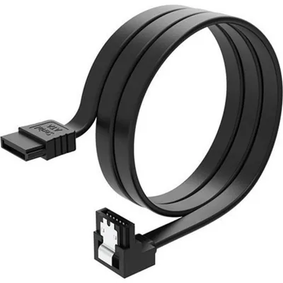 SATA-Kabel 6Gb/s Akasa 0,5m Winkelstecker Schwarz