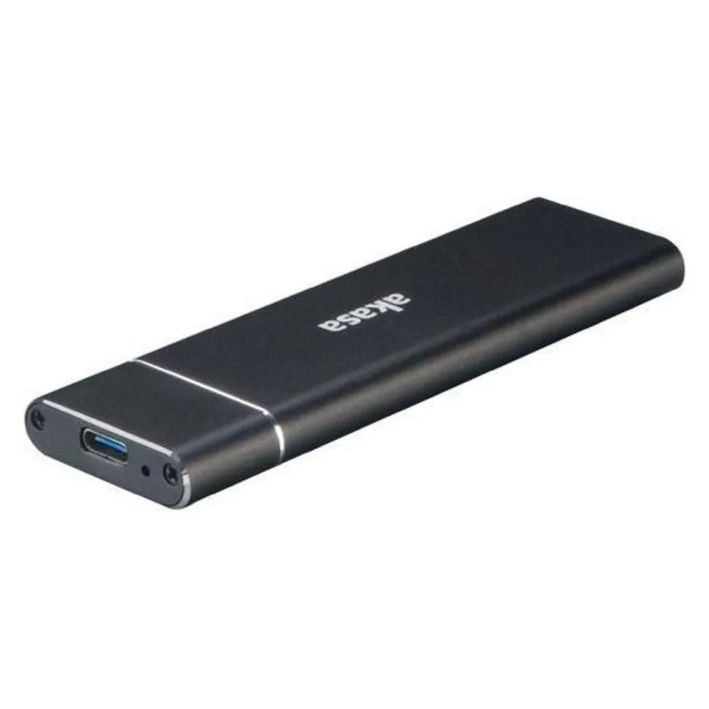 Akasa AK-ENU3M2-02 Speicherlaufwerksgehäuse M.2 SSD enclosure Schwarz
