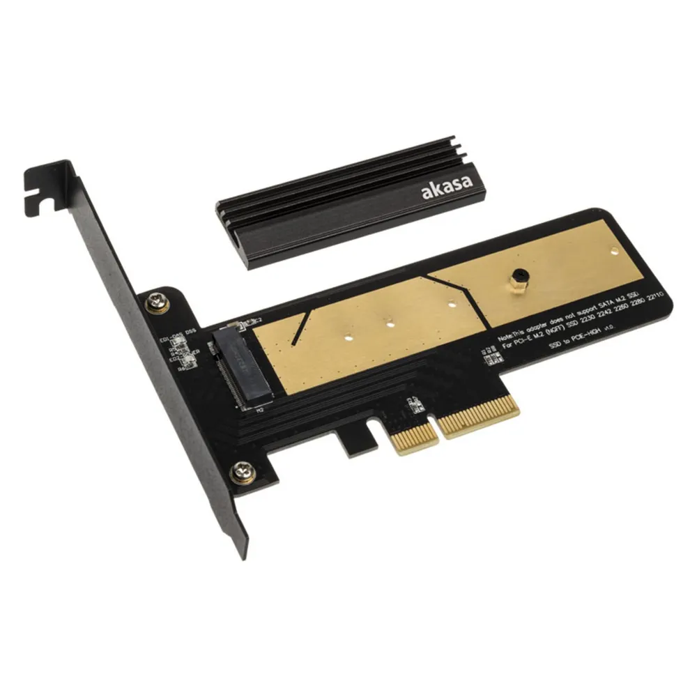 PCIe zu M.2 NVMe Adapter Akasa AK-PCCM2P-02 Passiv