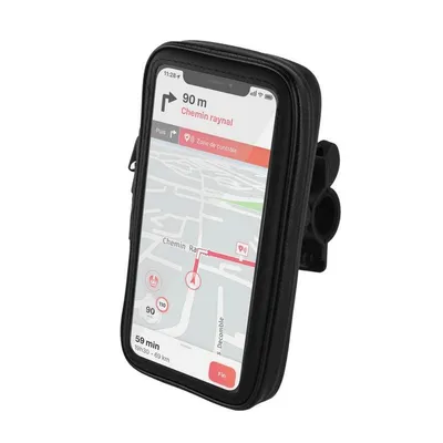 Smartphone-Halterung Akashi ALTBIKEWATERPBLK 6.8 Zoll 360° Fahrrad Motorrad Schwarz