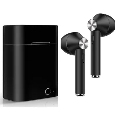 Akashi Earbuds Bluetooth-Kopfhörer Schwarz