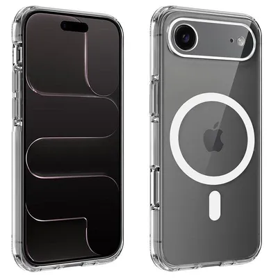Handyhülle Akashi ALTCI17AIRMAG Schutzhülle TPU Transparent MagSafe Stoßfest für iPhone 17