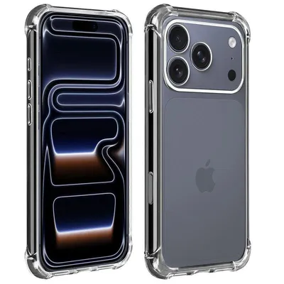 Handyhülle Akashi ALTCI17PMXAG Stoßfest Transparent TPU Verstärkte Ecken für iPhone 17 Pro Max