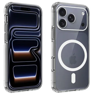 Handyhülle Akashi ALTCI17PRMAG TPU Transparent Stoßfest MagSafe-kompatibel für iPhone 17 Pro